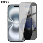 10 pezzi MOWL Pellicola in vetro temperato antideflagrante e anti-impronta per la privacy, For iPhone 17 Pro Max, For iPhone 17 Pro, For iPhone 17, For iPhone Air, For iPhone 16 Pro Max, For iPhone 16 Pro, For iPhone 16 Plus, For iPhone 16             ...