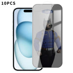 10 pezzi MOWL Pellicola in vetro temperato antideflagrante e anti-impronta per la privacy, For iPhone 17 Pro Max, For iPhone 17 Pro, For iPhone 17, For iPhone Air, For iPhone 16 Pro Max, For iPhone 16 Pro, For iPhone 16 Plus, For iPhone 16             ...