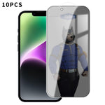 10 pezzi MOWL Pellicola in vetro temperato antideflagrante e anti-impronta per la privacy, For iPhone 17 Pro Max, For iPhone 17 Pro, For iPhone 17, For iPhone Air, For iPhone 16 Pro Max, For iPhone 16 Pro, For iPhone 16 Plus, For iPhone 16             ...