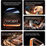 10 pezzi MOWL Pellicola in vetro temperato antideflagrante e anti-impronta per la privacy, For iPhone 11 Pro