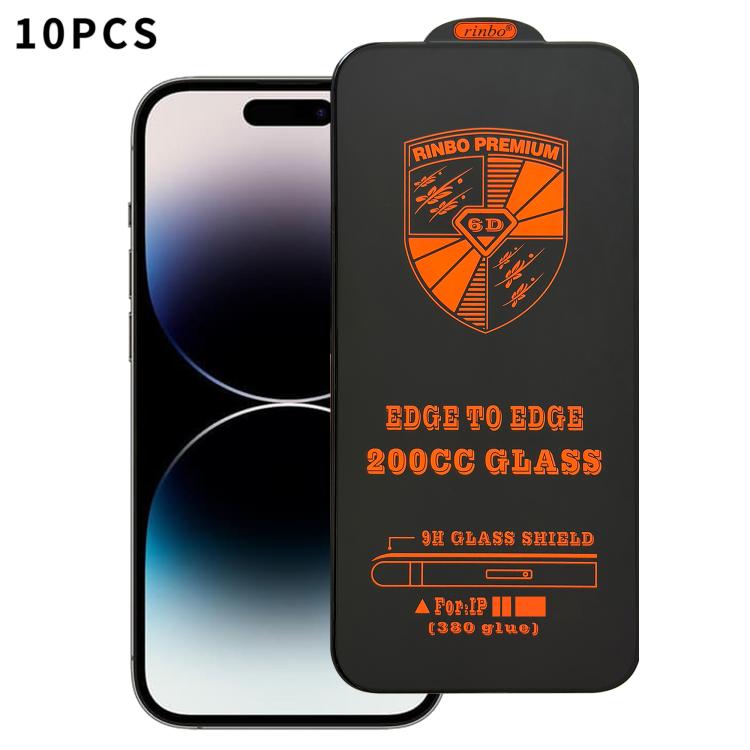 10 pezzi 200cc 6D Pellicola in vetro temperato antistatico per serigrafia HD, For iPhone 18 Pro / 17 Pro, For iPhone 18 Pro Max / 17 Pro Max, For iPhone 17, For iPhone Air, For iPhone 16 Pro Max, For iPhone 16 Pro, For iPhone 16 Plus, For iPhone 16    ...