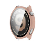 ENKAY Hat-Prince Pellicola protettiva in vetro temperato a copertura totale e custodia per orologio in PC integrata, For OnePlus Watch Lite, For OnePlus Watch 4