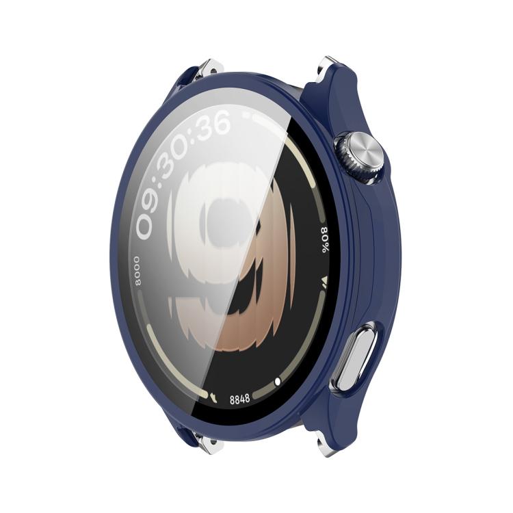 ENKAY Hat-Prince Pellicola protettiva in vetro temperato a copertura totale e custodia per orologio in PC integrata, For OnePlus Watch Lite, For OnePlus Watch 4
