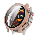 ENKAY Hat-Prince Pellicola protettiva in vetro temperato a copertura totale e custodia per orologio in PC integrata, For OnePlus Watch Lite, For OnePlus Watch 4
