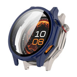 ENKAY Hat-Prince Pellicola protettiva in vetro temperato a copertura totale e custodia per orologio in PC integrata, For OnePlus Watch Lite, For OnePlus Watch 4