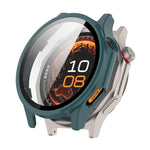 ENKAY Hat-Prince Pellicola protettiva in vetro temperato a copertura totale e custodia per orologio in PC integrata, For OnePlus Watch Lite, For OnePlus Watch 4