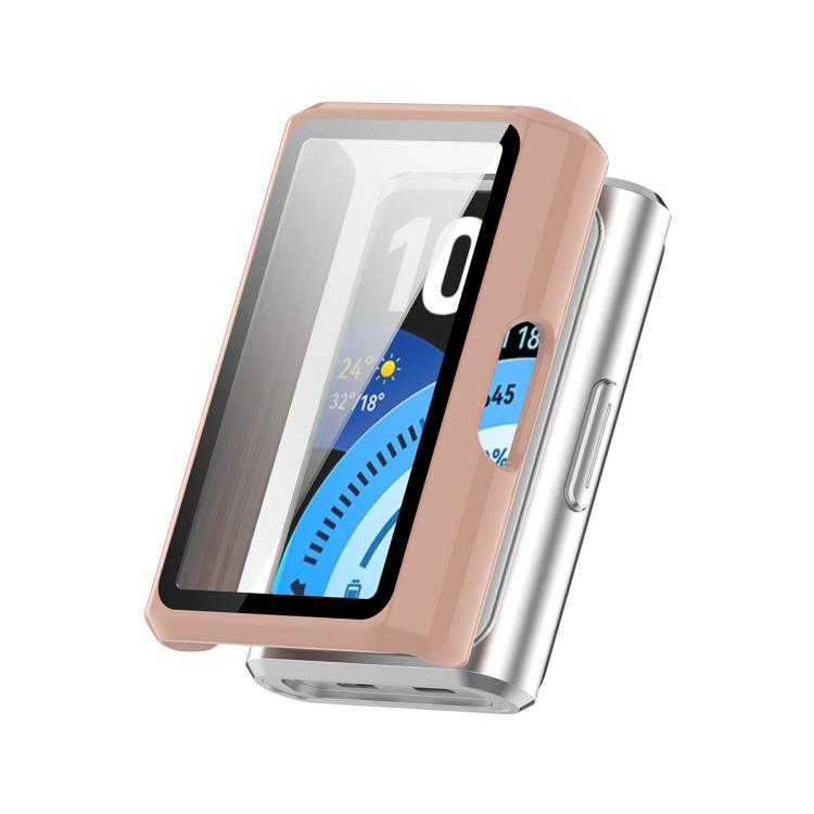 ENKAY Hat-Prince Pellicola protettiva in vetro temperato a copertura totale e custodia per orologio in PC integrata, For Huawei Band 11 Pro, For Huawei Band 11