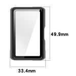 ENKAY Hat-Prince Pellicola protettiva in vetro temperato a copertura totale e custodia per orologio in PC integrata, For Huawei Band 11 Pro, For Huawei Band 11