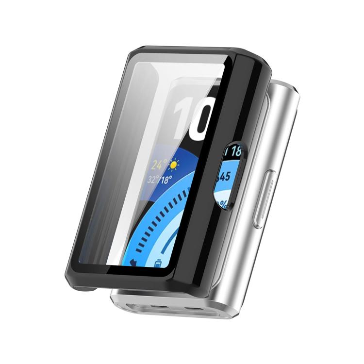 ENKAY Hat-Prince Pellicola protettiva in vetro temperato a copertura totale e custodia per orologio in PC integrata, For Huawei Band 11 Pro, For Huawei Band 11