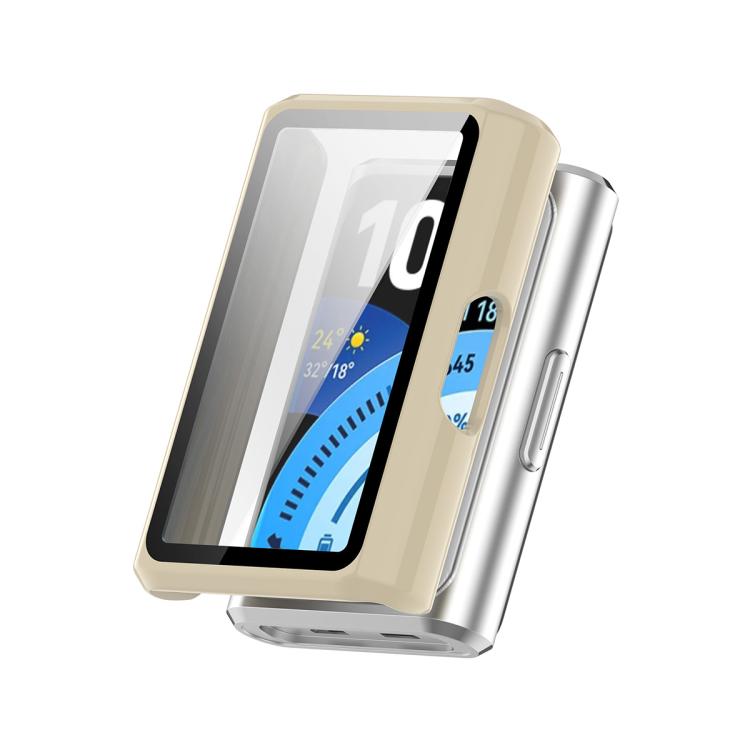 ENKAY Hat-Prince Pellicola protettiva in vetro temperato a copertura totale e custodia per orologio in PC integrata, For Huawei Band 11 Pro, For Huawei Band 11