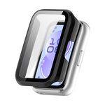 ENKAY Hat-Prince Pellicola protettiva in vetro temperato a copertura totale e custodia per orologio in PC integrata, For Huawei Band 11 Pro, For Huawei Band 11