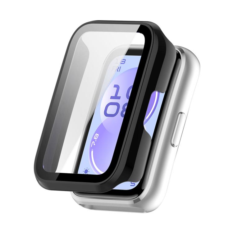 ENKAY Hat-Prince Pellicola protettiva in vetro temperato a copertura totale e custodia per orologio in PC integrata, For Huawei Band 11 Pro, For Huawei Band 11