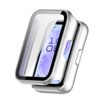 ENKAY Hat-Prince Pellicola protettiva in vetro temperato a copertura totale e custodia per orologio in PC integrata, For Huawei Band 11 Pro, For Huawei Band 11
