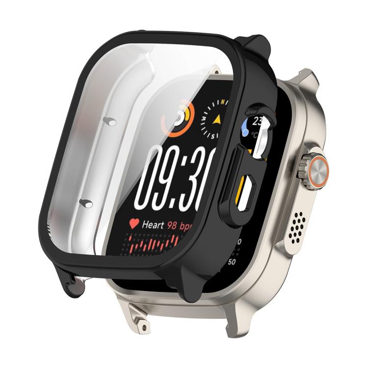 ENKAY Hat-Prince Pellicola protettiva in vetro temperato a copertura totale e custodia per orologio in PC integrata, For Realme Watch 5