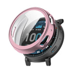 Custodia per orologio ENKAY Hat-Prince con copertura completa in TPU galvanizzato e protezione dello schermo., For Amazfit Active Max