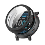 Custodia per orologio ENKAY Hat-Prince con copertura completa in TPU galvanizzato e protezione dello schermo., For Amazfit Active Max