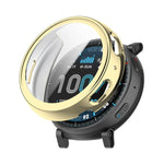 Custodia per orologio ENKAY Hat-Prince con copertura completa in TPU galvanizzato e protezione dello schermo., For Amazfit Active Max