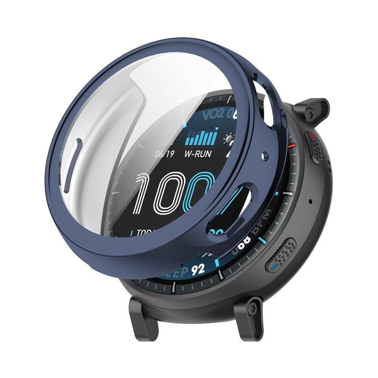 Custodia per orologio ENKAY Hat-Prince con copertura completa in TPU galvanizzato e protezione dello schermo., For Amazfit Active Max