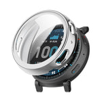 Custodia per orologio ENKAY Hat-Prince con copertura completa in TPU galvanizzato e protezione dello schermo., For Amazfit Active Max