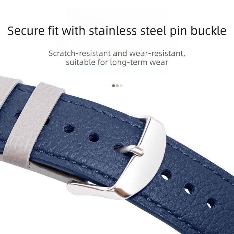 Cinturino per orologio in ecopelle con fibbia ad ardiglione, For Xiaomi Watch S4