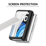 Custodia per orologio ENKAY Hat-Prince con copertura completa in TPU galvanizzato e protezione dello schermo., For Huawei Band 11 Pro
