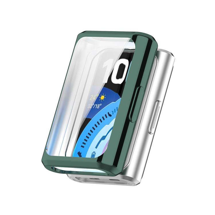 Custodia per orologio ENKAY Hat-Prince con copertura completa in TPU galvanizzato e protezione dello schermo., For Huawei Band 11 Pro