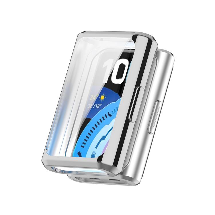 Custodia per orologio ENKAY Hat-Prince con copertura completa in TPU galvanizzato e protezione dello schermo., For Huawei Band 11 Pro