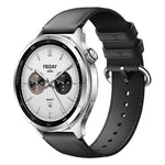 Cinturino per orologio in vera pelle con fibbia rotonda a tinta unita., For Xiaomi Watch S4