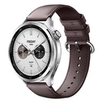Cinturino per orologio in vera pelle con fibbia rotonda a tinta unita., For Xiaomi Watch S4