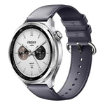 Cinturino per orologio in vera pelle con fibbia rotonda a tinta unita., For Xiaomi Watch S4