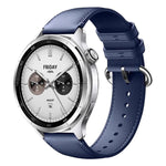 Cinturino per orologio in vera pelle con fibbia rotonda a tinta unita., For Xiaomi Watch S4
