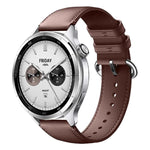 Cinturino per orologio in vera pelle con fibbia rotonda a tinta unita., For Xiaomi Watch S4