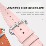 Cinturino per orologio in vera pelle con fibbia rotonda a tinta unita., For Xiaomi Watch S4