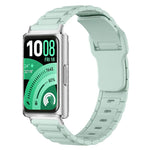 Cinturino per orologio in silicone con fibbia inversa e texture a forma di I., For Huawei Band 11 / Band 11 Pro