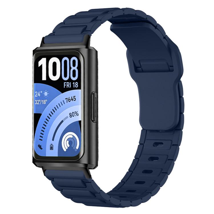 Cinturino per orologio in silicone con fibbia inversa e texture a forma di I., For Huawei Band 11 / Band 11 Pro