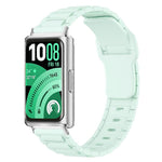 Cinturino per orologio in silicone con fibbia inversa e texture a forma di I., For Huawei Band 11 / Band 11 Pro