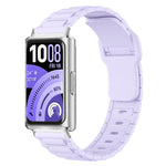 Cinturino per orologio in silicone con fibbia inversa e texture a forma di I., For Huawei Band 11 / Band 11 Pro