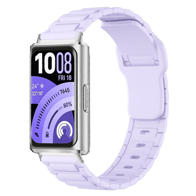 Cinturino per orologio in silicone con fibbia inversa e texture a forma di I., For Huawei Band 11 / Band 11 Pro