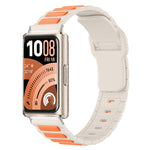 Cinturino per orologio in silicone con fibbia inversa e texture a forma di I., For Huawei Band 11 / Band 11 Pro