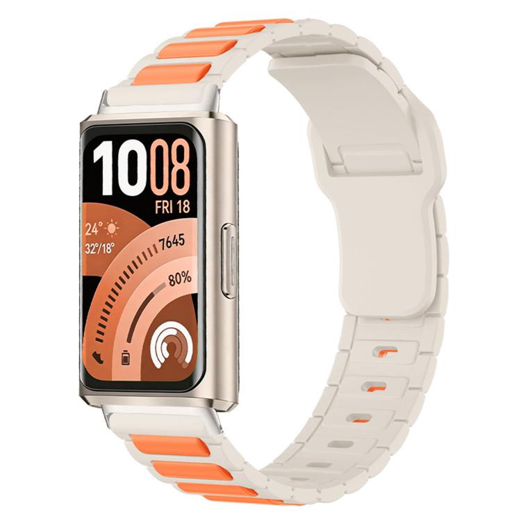 Cinturino per orologio in silicone con fibbia inversa e texture a forma di I., For Huawei Band 11 / Band 11 Pro