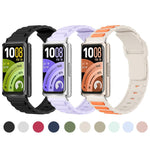 Cinturino per orologio in silicone con fibbia inversa e texture a forma di I., For Huawei Band 11 / Band 11 Pro