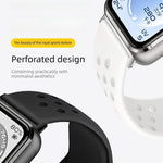 Cinturino per orologio in silicone con fibbia inversa e design traforato, tinta unita, con chiusura a strappo., For Huawei Band 11 / Band 11 Pro