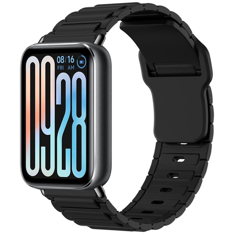 Cinturino per orologio in silicone con fibbia inversa e texture a forma di I., For Xiaomi Band  10 Pro / Redmi Watch 6 / 5