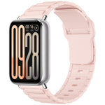 Cinturino per orologio in silicone con fibbia inversa e texture a forma di I., For Xiaomi Band  10 Pro / Redmi Watch 6 / 5