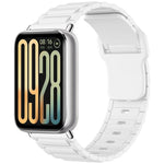 Cinturino per orologio in silicone con fibbia inversa e texture a forma di I., For Xiaomi Band  10 Pro / Redmi Watch 6 / 5
