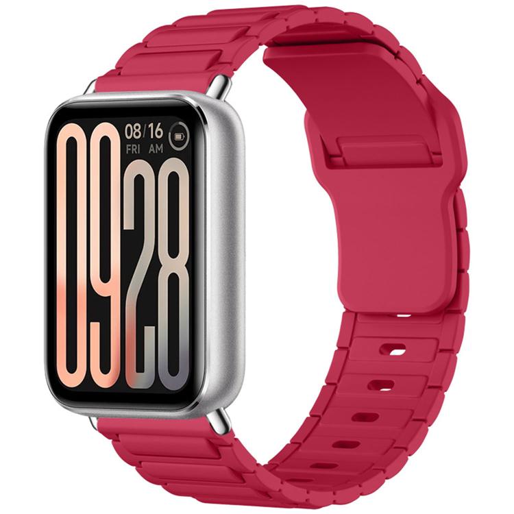 Cinturino per orologio in silicone con fibbia inversa e texture a forma di I., For Xiaomi Band  10 Pro / Redmi Watch 6 / 5