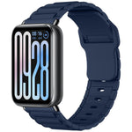 Cinturino per orologio in silicone con fibbia inversa e texture a forma di I., For Xiaomi Band  10 Pro / Redmi Watch 6 / 5