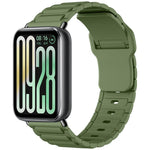 Cinturino per orologio in silicone con fibbia inversa e texture a forma di I., For Xiaomi Band  10 Pro / Redmi Watch 6 / 5