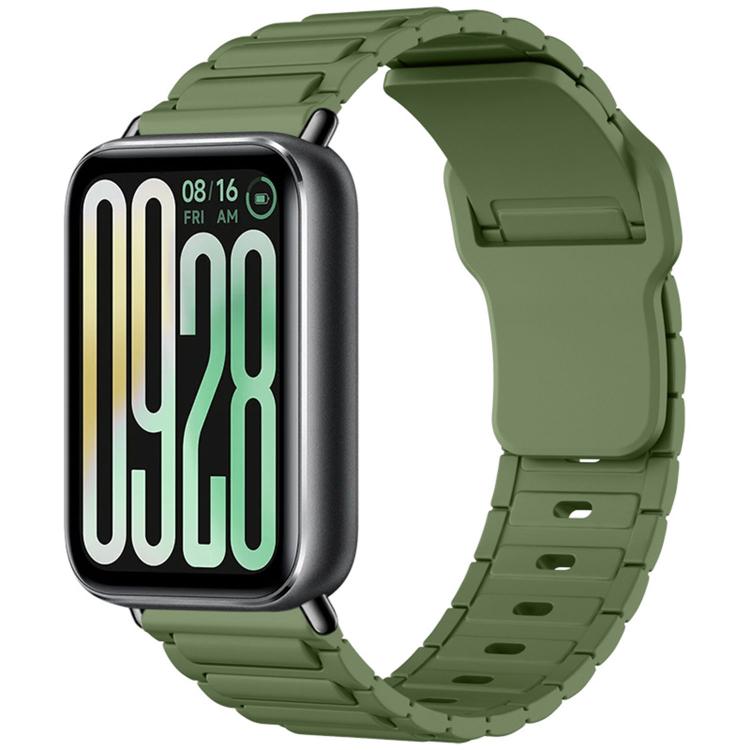 Cinturino per orologio in silicone con fibbia inversa e texture a forma di I., For Xiaomi Band  10 Pro / Redmi Watch 6 / 5