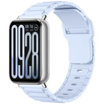 Cinturino per orologio in silicone con fibbia inversa e texture a forma di I., For Xiaomi Band  10 Pro / Redmi Watch 6 / 5